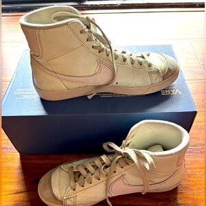 Nike High top blazers turquoise Used in ok condition